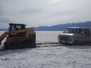 Death Valley Badwater Basin Salt Flats damage