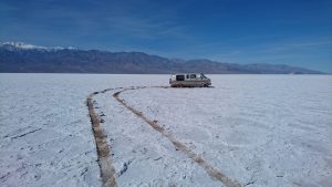 Death Valley Badwater Basin Salt Flats damage