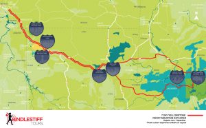 7 Day Yellowstone Itinerary Map