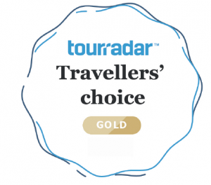 Tour Radar Travelers' Choice Gold Award